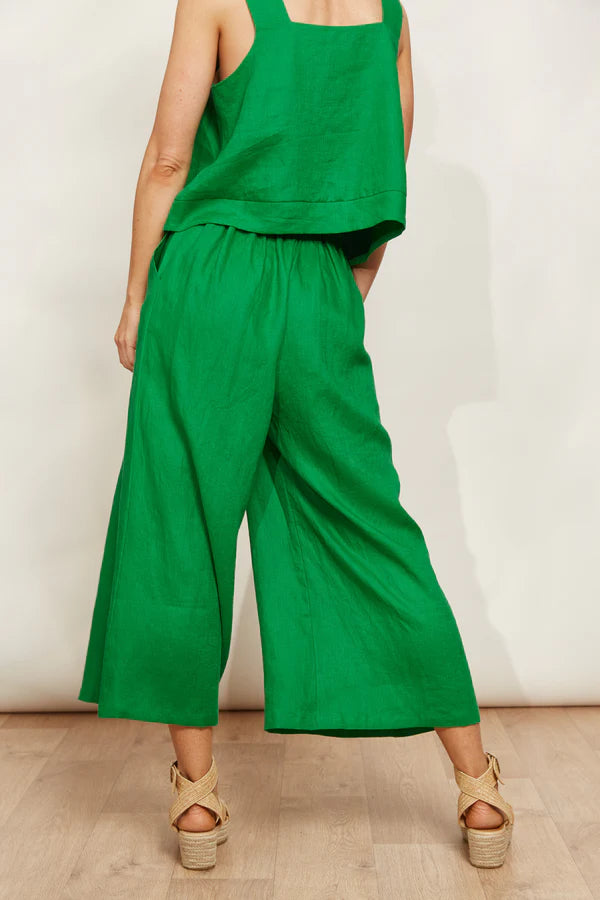 Eb&Ive Halcyon Crop Pant Emerald