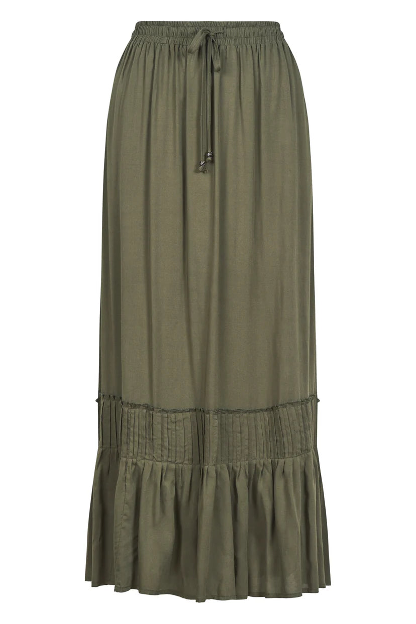 Isle of Mine Esme Maxi Skirt Olive