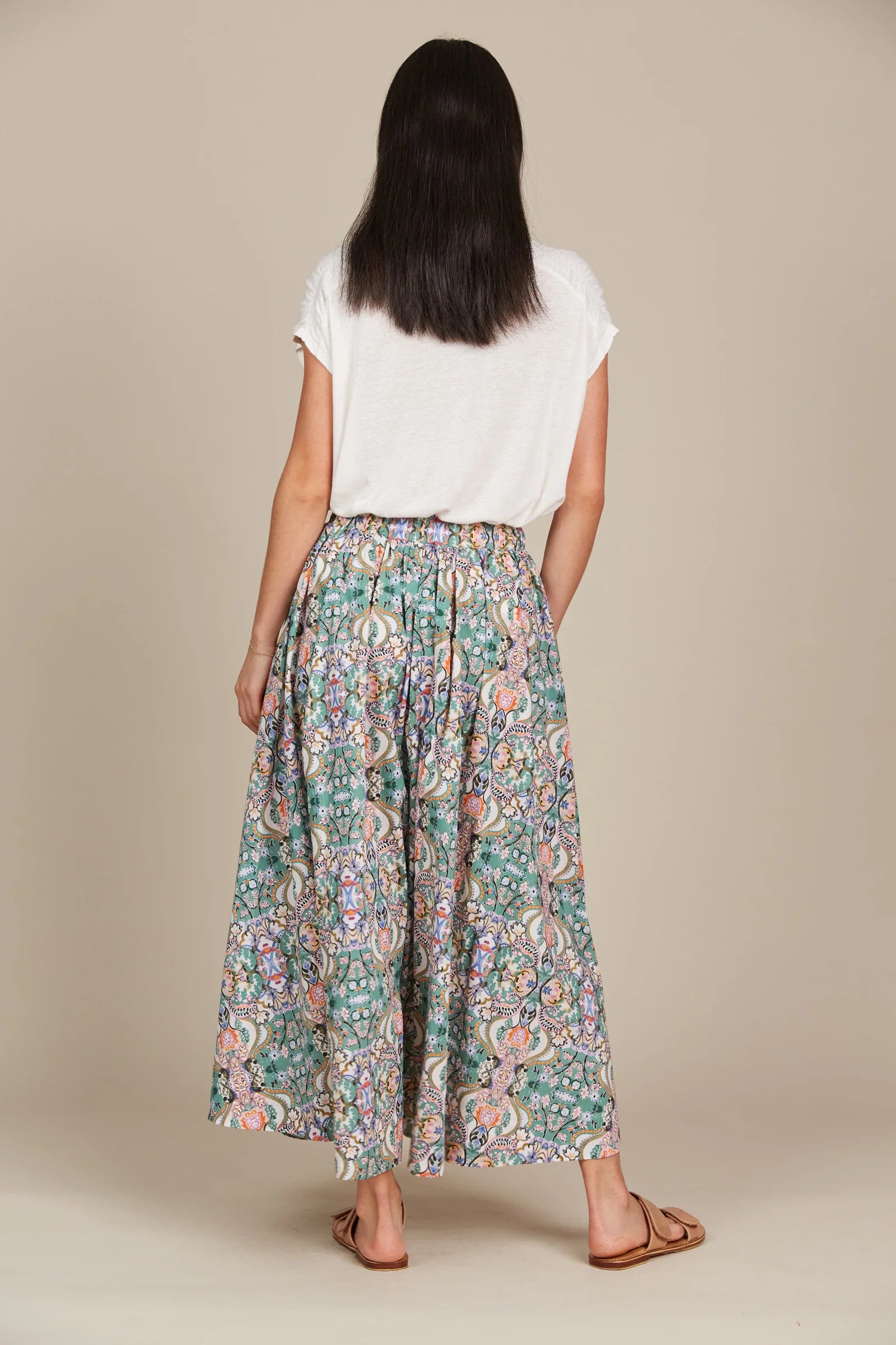 Isle of Mine Remi Maxi Skirt Lotus Fleuron