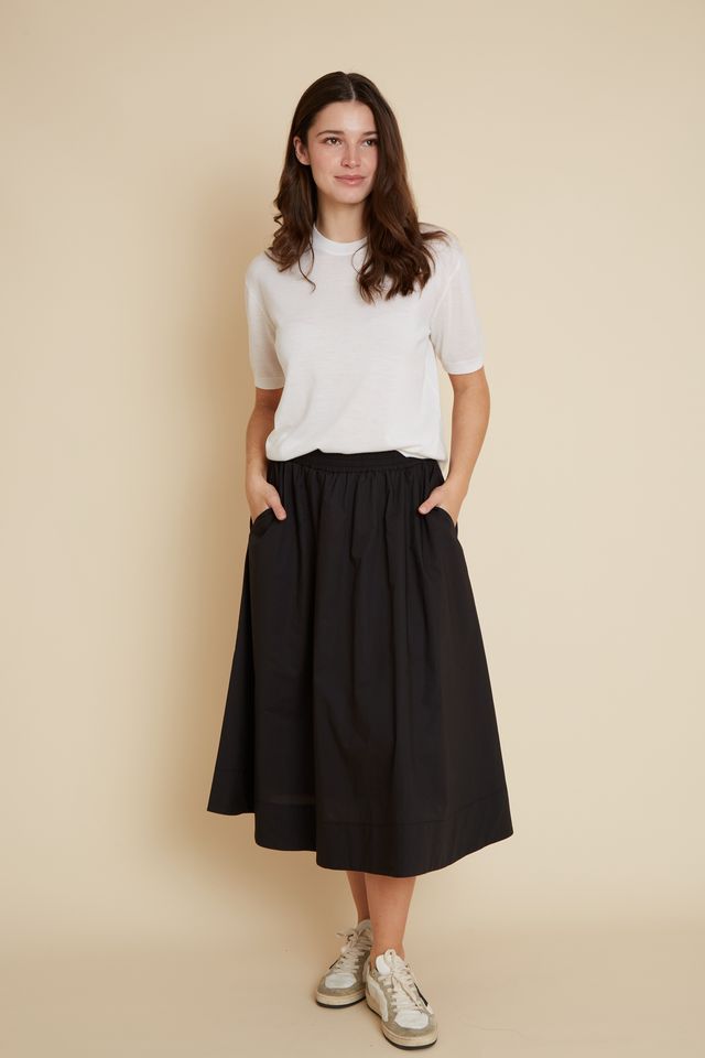 Manchester Cotton Skirt BR136 Velveteen Rabbit Black