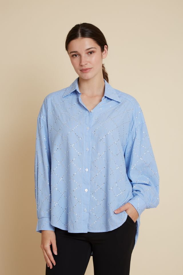 Velveteen Rabbit Fortitude Diamond Pinstripe Shirt