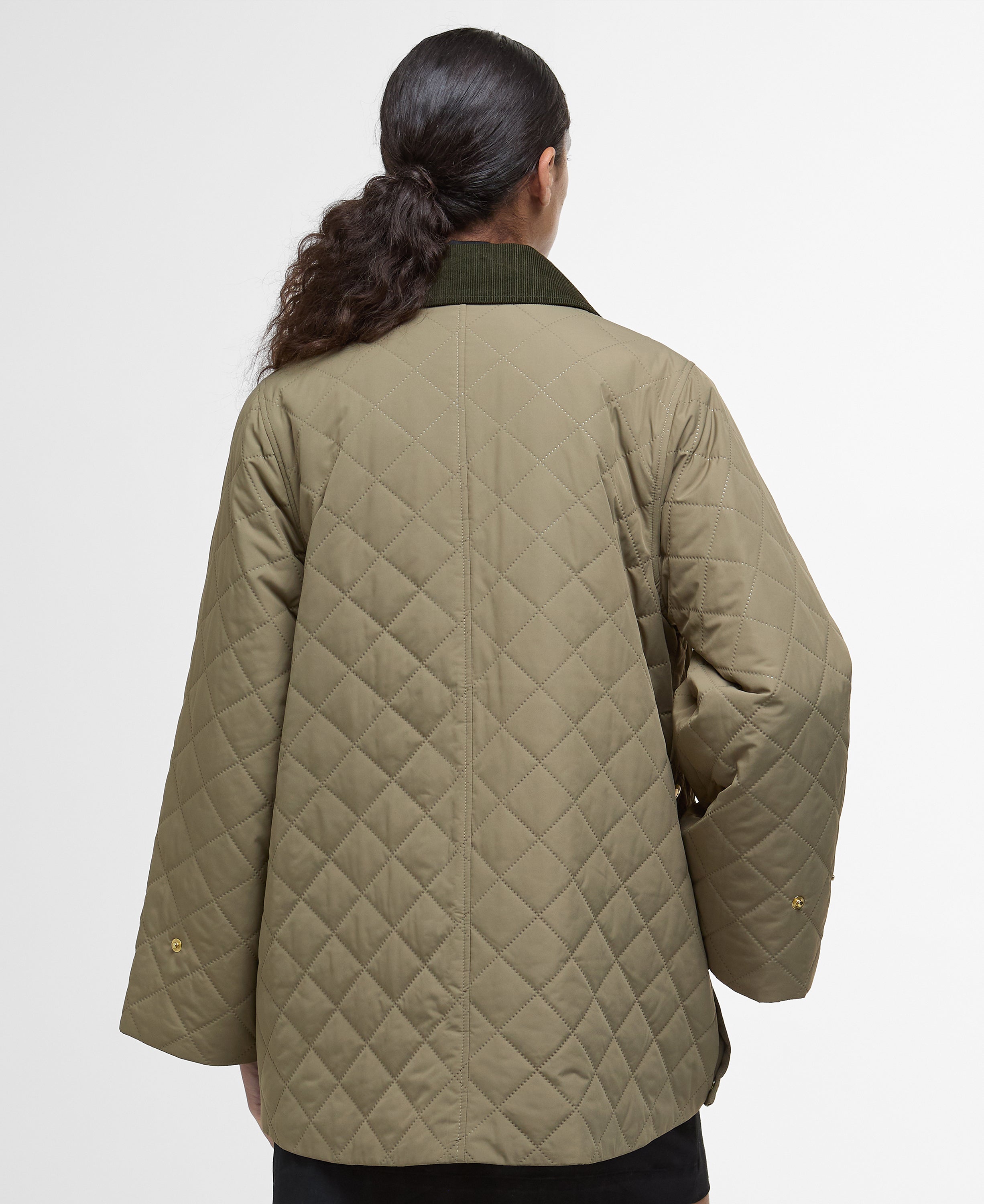 Barbour Corinne Quilt Jacket Dusky Green