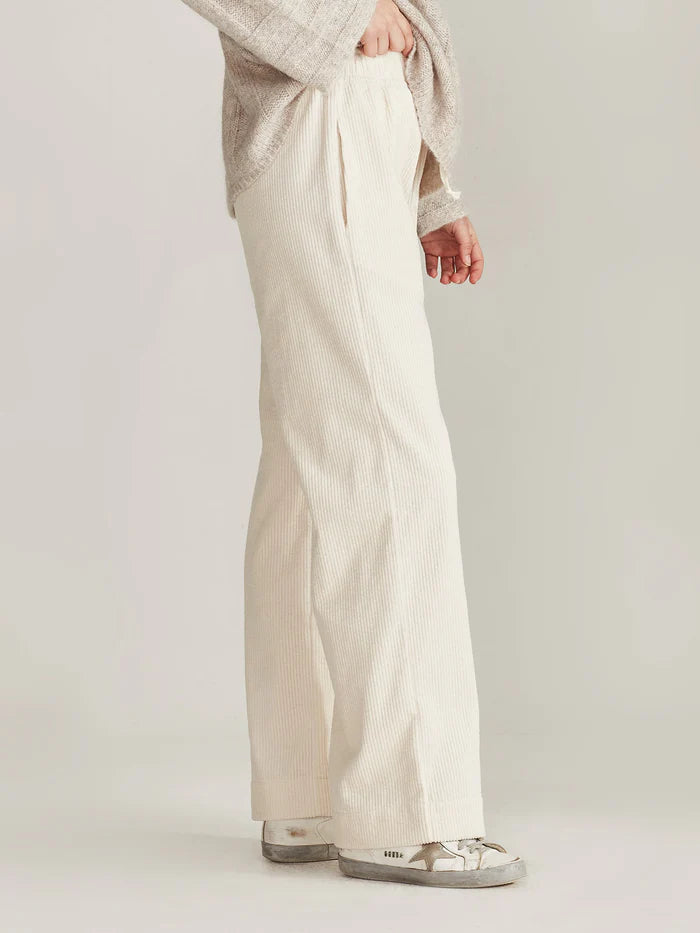 Evie Cord Pant Ivory Sills