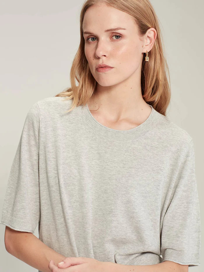 Leo Summer Tee Sills Grey Marle