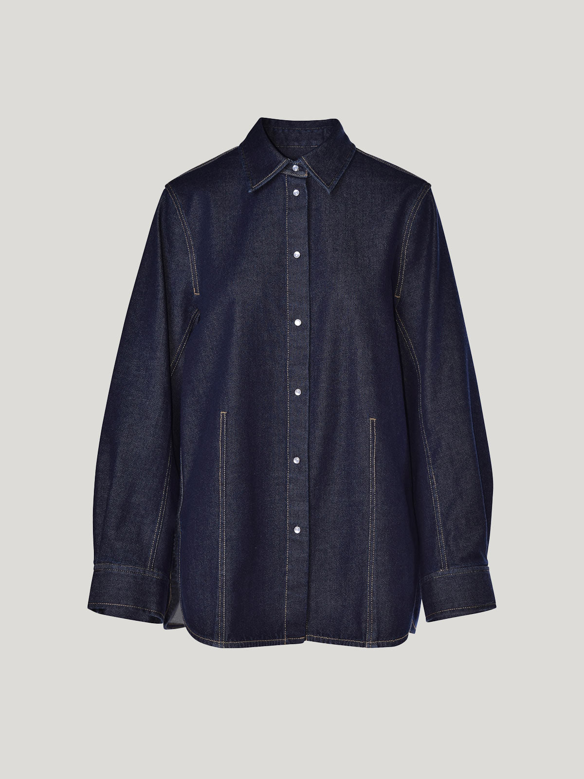 Hailey Denim Shirt Sills Dark Wash