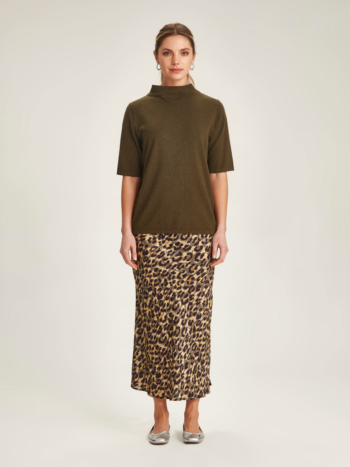 Bella Leopard Skirt Sills