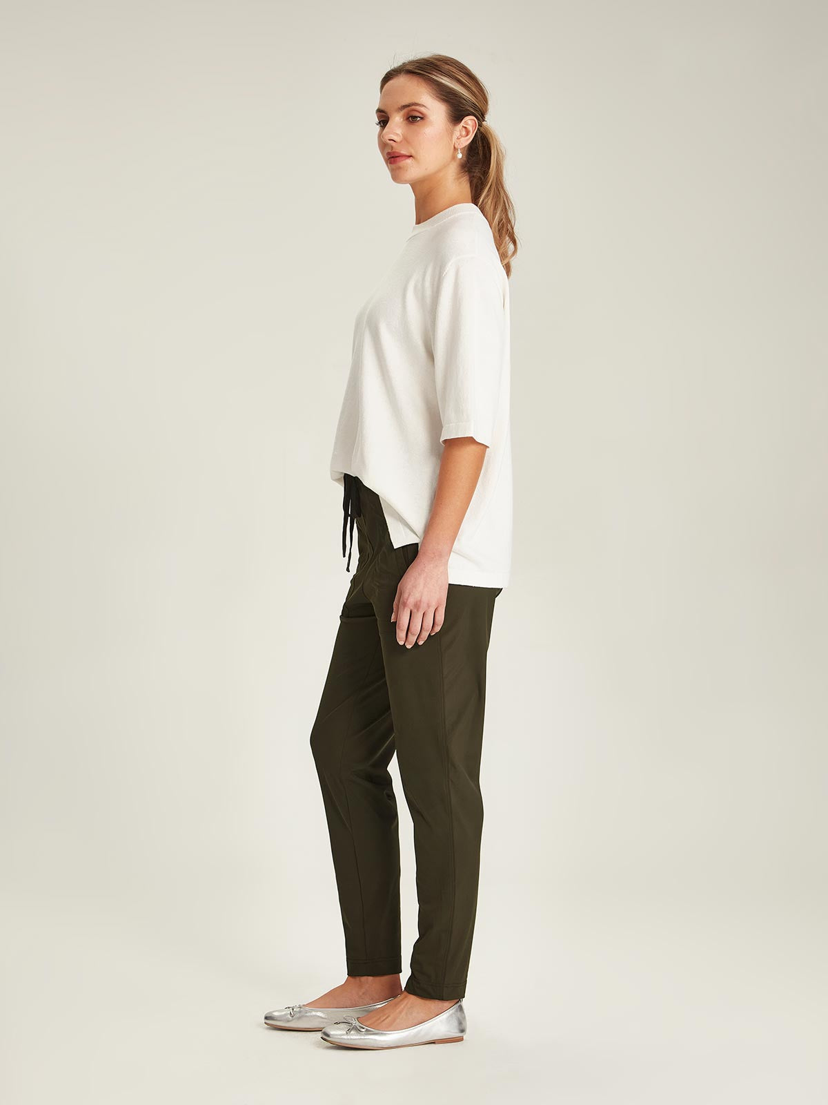 Laura Pant Sills Khaki