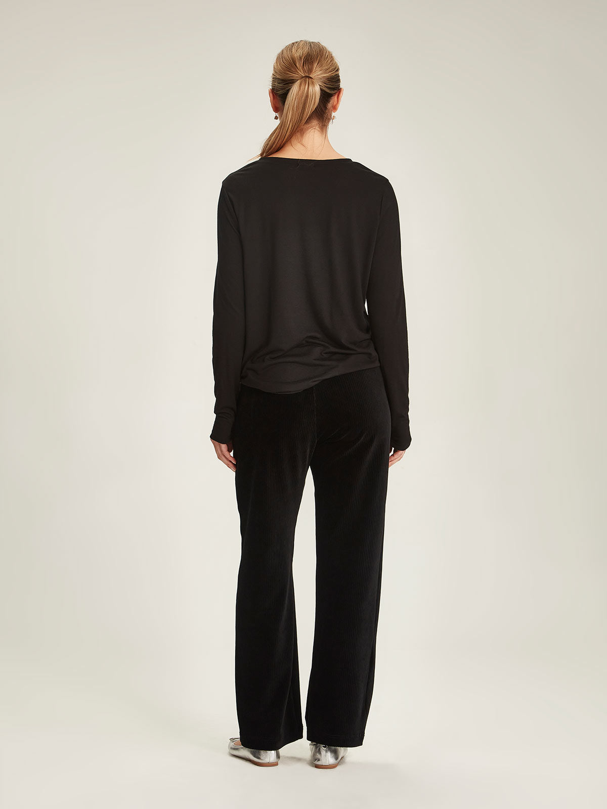 Lena Luxe Long Sleeve Tee Sills Black