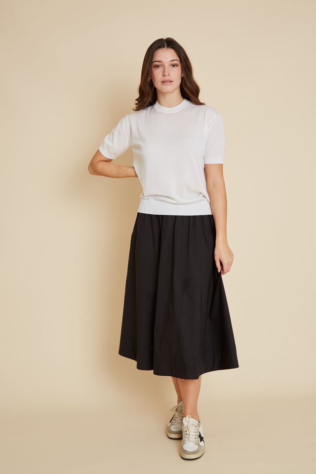 Manchester Cotton Skirt BR136 Velveteen Rabbit Black