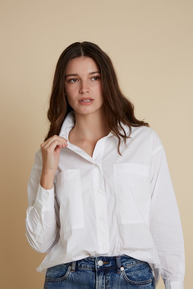 Bristol Cotton Shirt BR130 Velveteen Rabbit White