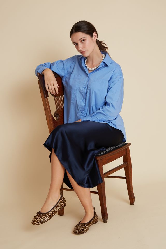 Bristol Cotton Shirt Velveteen Rabbit  BR130 Cornflower