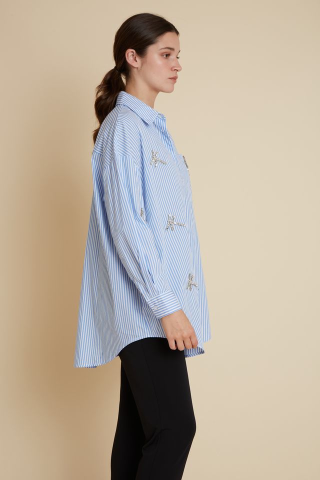 Velveteen Rabbit Prosper Dragonfly Pinstripe Shirt