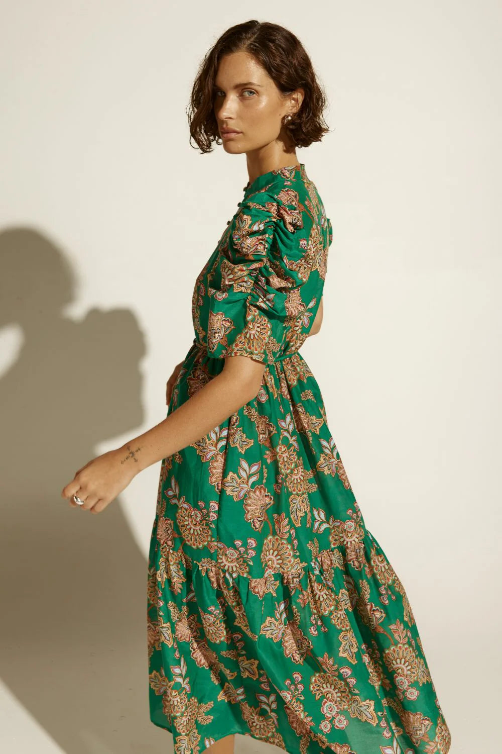 Opus Dress Zoe Kratzmann k'gari palm green