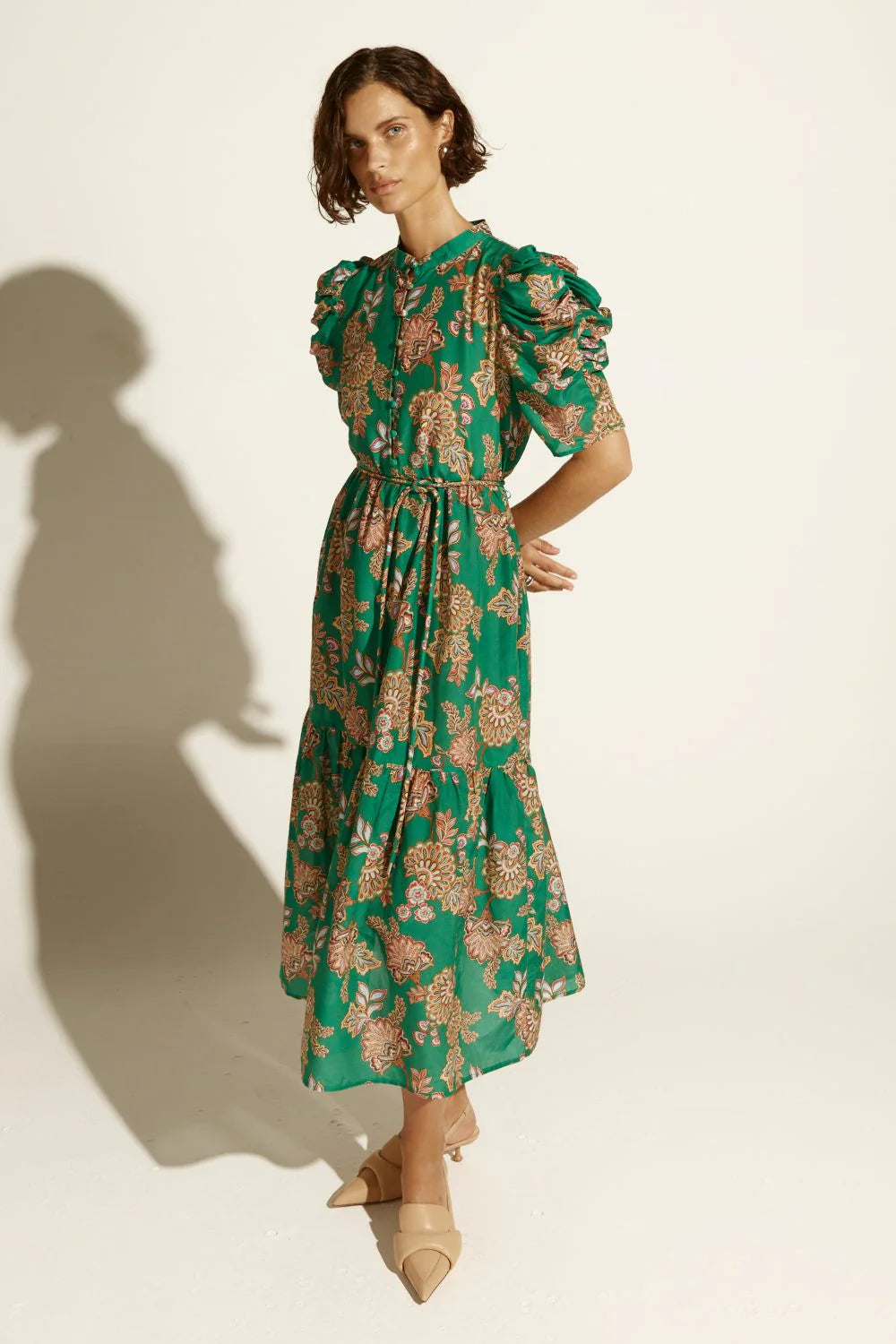 Opus Dress Zoe Kratzmann k'gari palm green