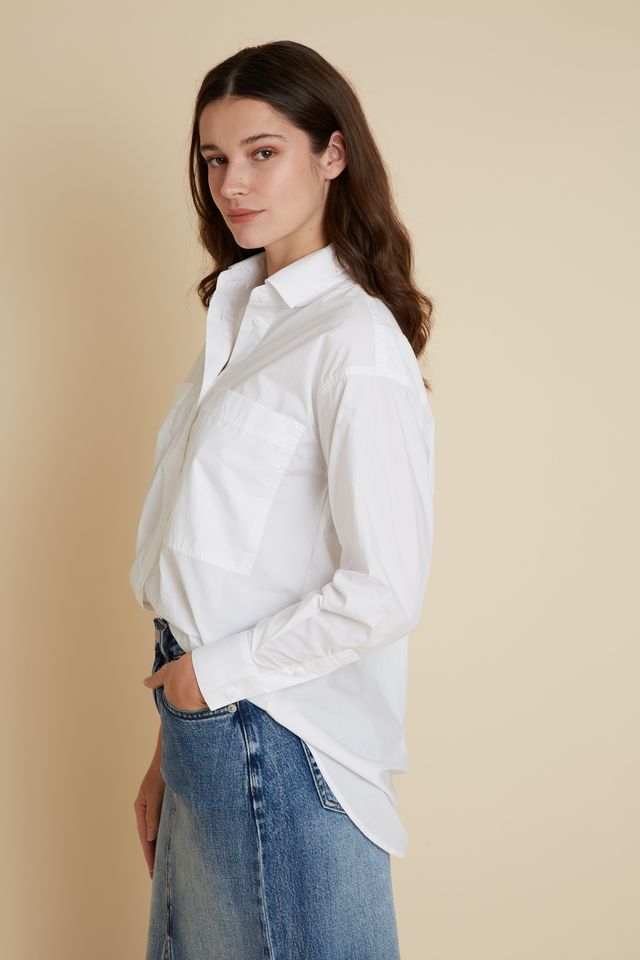 Bristol Cotton Shirt BR130 Velveteen Rabbit White